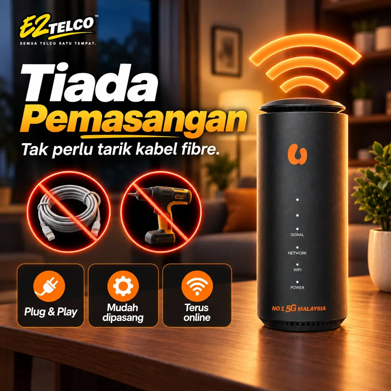 U Home 5G Free Router