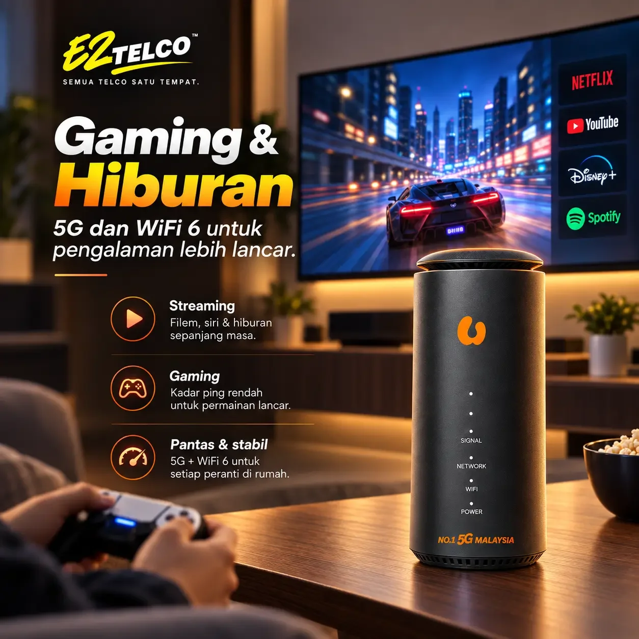 U Home 5G Free Router