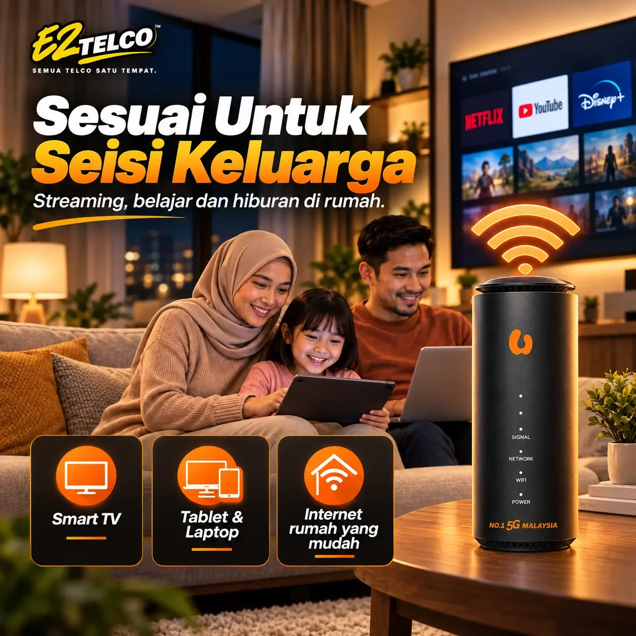 U Home 5G Free Router