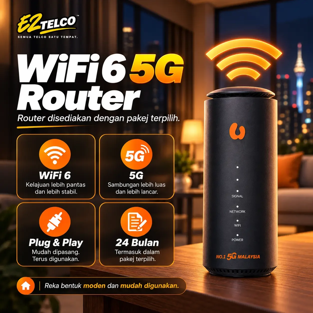 U Home 5G Free Router